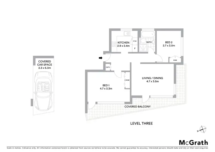 Floorplan of Homely apartment listing, 35/20 Edward Street, Bondi NSW 2026