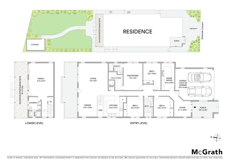 Floorplan of Homely house listing, 37 Waterside Crescent, Earlwood NSW 2206