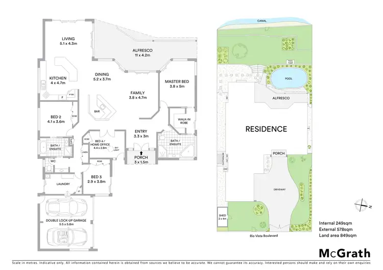 Floorplan of Homely house listing, 271 Rio Vista Boulevard, Mermaid Waters QLD 4218