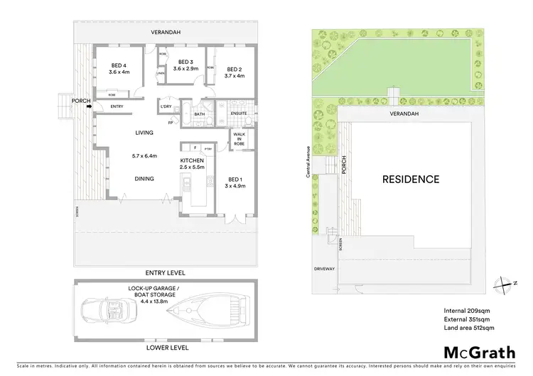 Floorplan of Homely house listing, 2 Central Avenue, Phegans Bay NSW 2256