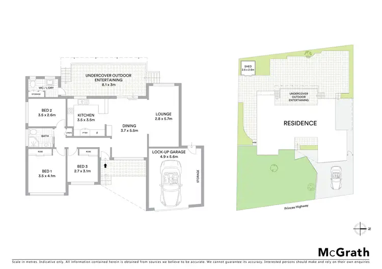 Floorplan of Homely house listing, 1271 Princes Highway, Heathcote NSW 2233