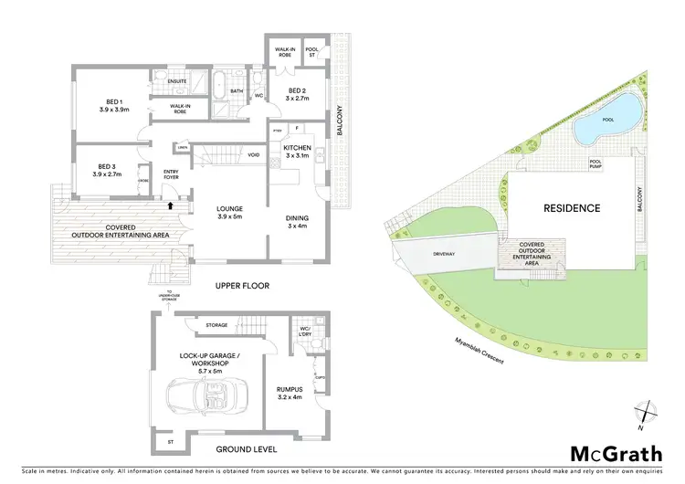 Floorplan of Homely house listing, 39 Myamblah Crescent, Merewether NSW 2291