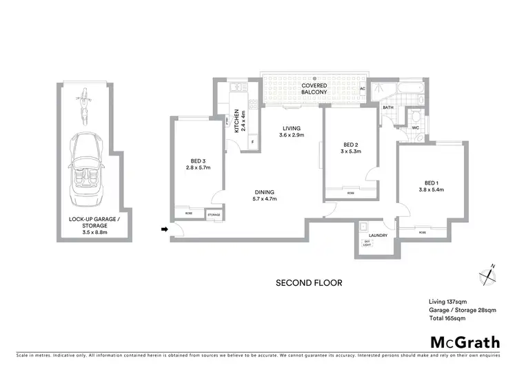 Floorplan of Homely unit listing, 9/18 Henry Street, Gordon NSW 2072