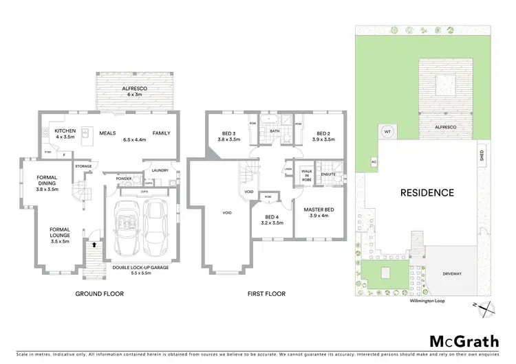 Floorplan of Homely house listing, 10 Willmington Loop, Oran Park NSW 2570