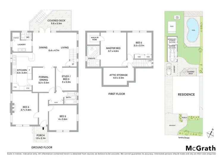 Floorplan of Homely house listing, 45 Iandra Street, Concord West NSW 2138