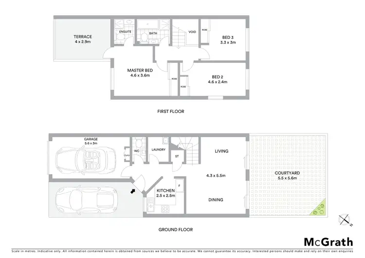 Floorplan of Homely townhouse listing, 14/22 Wassell Street, Matraville NSW 2036