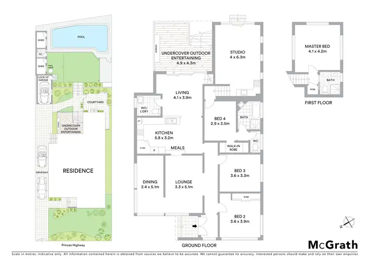 Floorplan of Homely house listing, 434 Princes Highway, Gymea NSW 2227