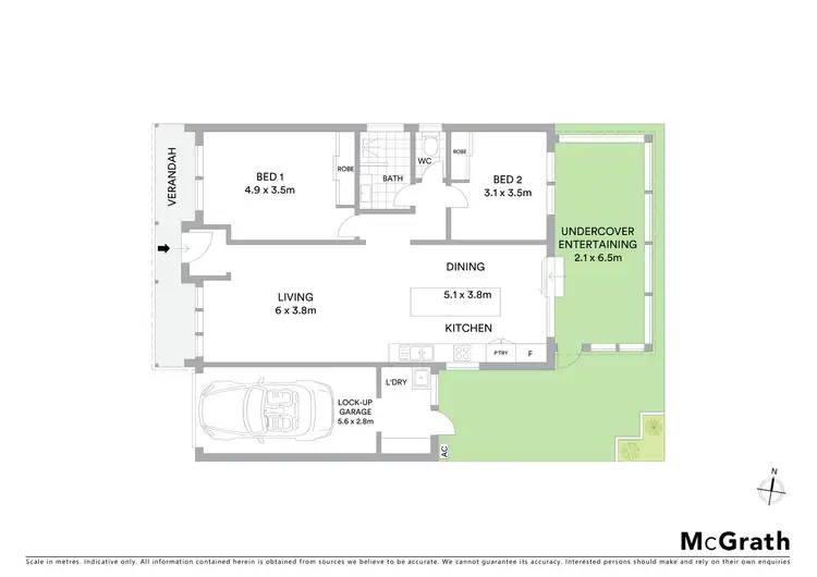 Floorplan of Homely villa listing, 13/7 Fontainebleau Street, Sans Souci NSW 2219