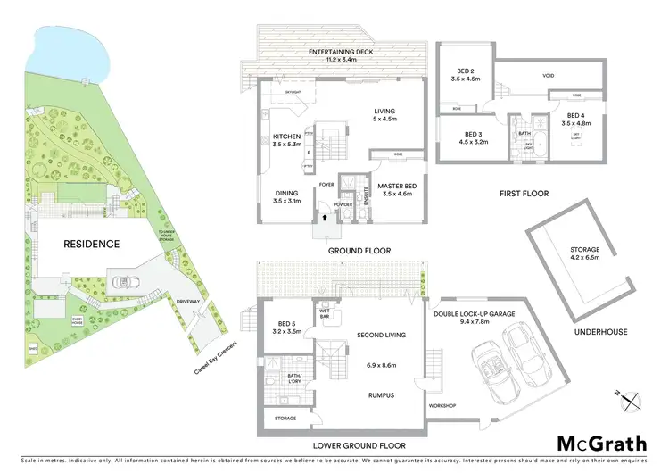 Floorplan of Homely house listing, 19 Careel Bay Crescent, Avalon Beach NSW 2107