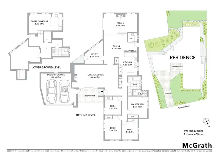 Floorplan of Homely house listing, 76 Boronia Place, Cheltenham NSW 2119