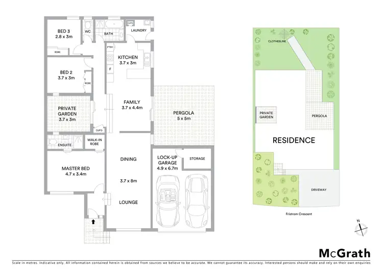 Floorplan of Homely house listing, 16 Fristrom Crescent, Lyneham ACT 2602