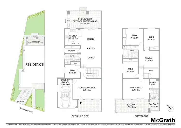 Floorplan of Homely house listing, 65B Cooloongatta Road, Beverly Hills NSW 2209