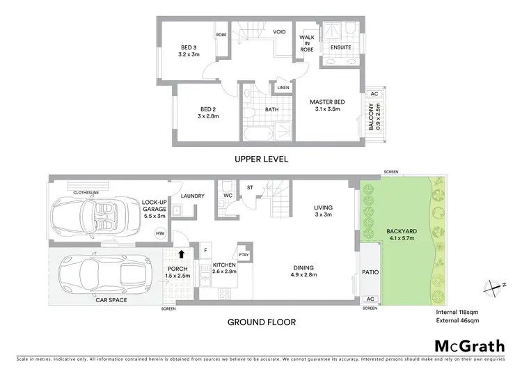 Floorplan of Homely townhouse listing, 2/20 Douma Drive, Mudgeeraba QLD 4213