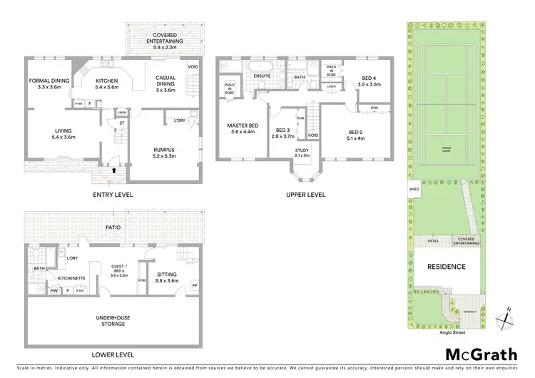 Floorplan of Homely house listing, 34A Anglo Street, Chatswood NSW 2067