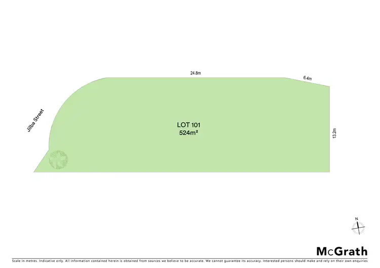 Floorplan of Homely land listing, 72A Jilba Street, Indooroopilly QLD 4068