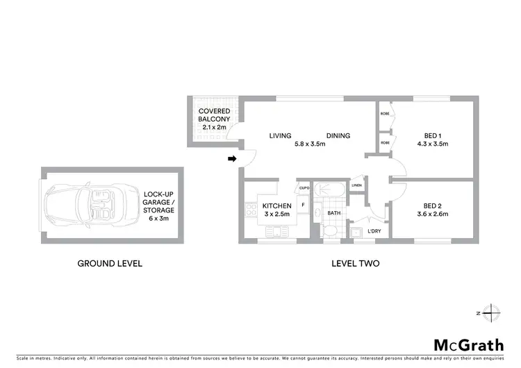 Floorplan of Homely apartment listing, 4/30 Burdett Street, Hornsby NSW 2077