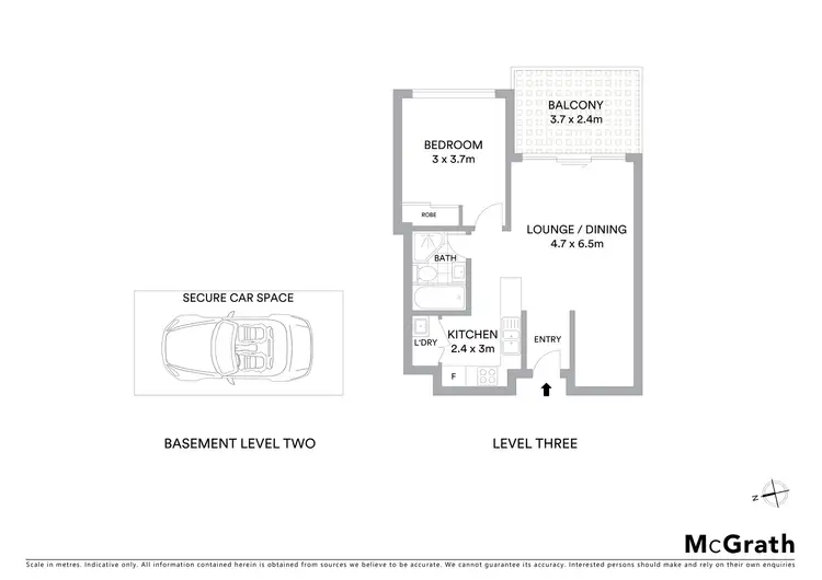 Floorplan of Homely apartment listing, 14/14 College Crescent, Hornsby NSW 2077