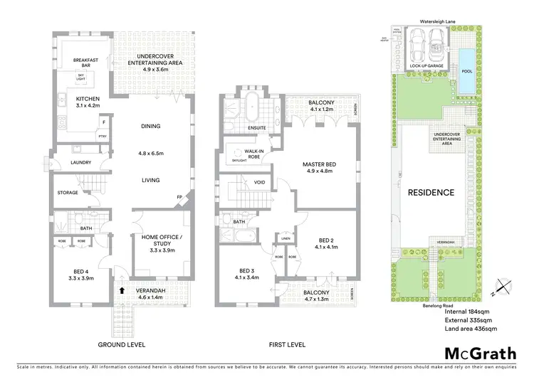 Floorplan of Homely house listing, 13 Benelong Road, Cremorne NSW 2090