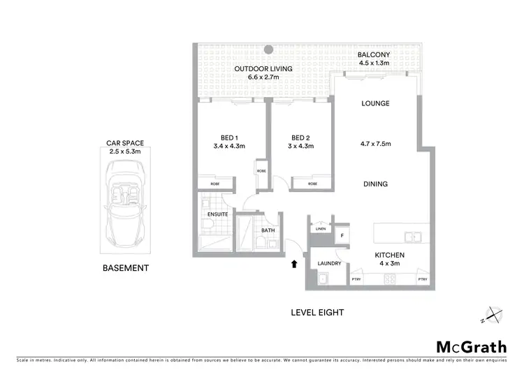 Floorplan of Homely house listing, 18/7 King Street, Newcastle NSW 2300