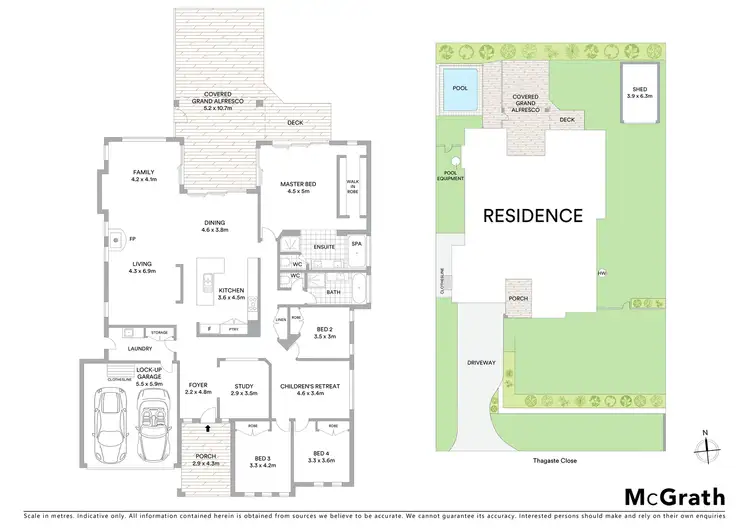 Floorplan of Homely house listing, 13 Thagaste Close, Augustine Heights QLD 4300