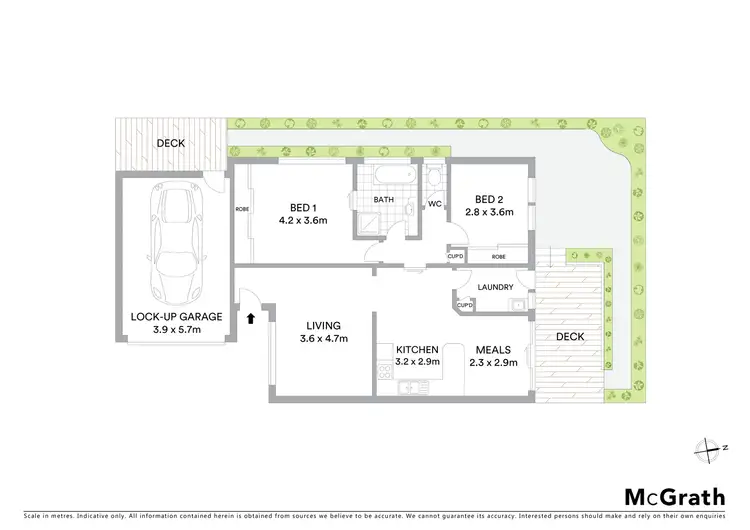 Floorplan of Homely unit listing, 5/34 Glebe Street, Forest Hill VIC 3131