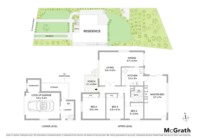 Floorplan of Homely house listing, 16 St Vincents Road, Greenwich NSW 2065