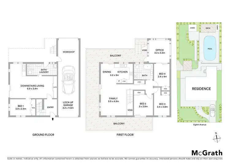Floorplan of Homely house listing, 2 Eighth Avenue, Toukley NSW 2263