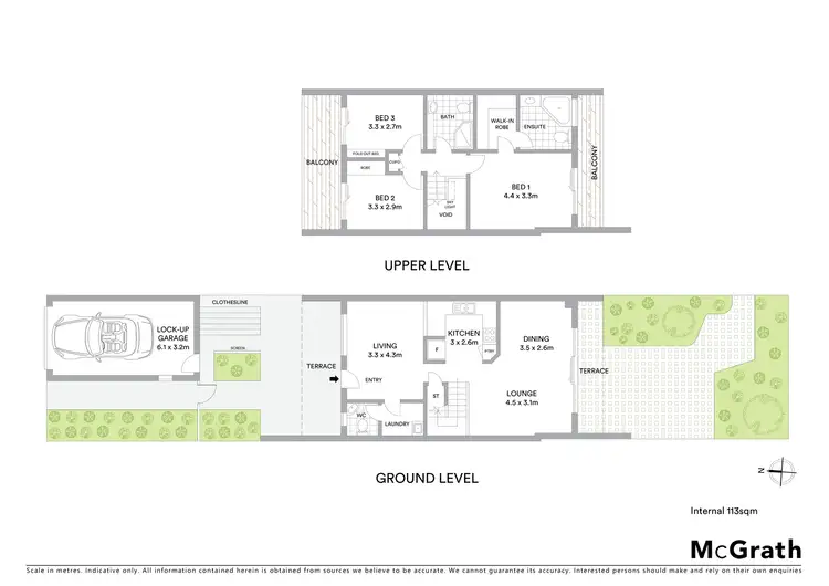 Floorplan of Homely townhouse listing, 37/50 Wilkins Street, Mawson ACT 2607