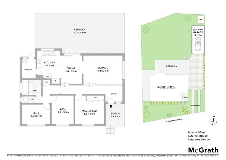 Floorplan of Homely house listing, 100 Clive Steele Avenue, Monash ACT 2904