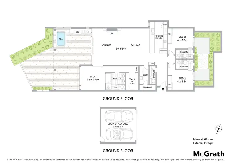 Floorplan of Homely apartment listing, 2/8 Solitary Islands Way, Sapphire Beach NSW 2450