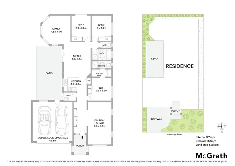 Floorplan of Homely house listing, 16 Edenhope Street, Kilsyth VIC 3137