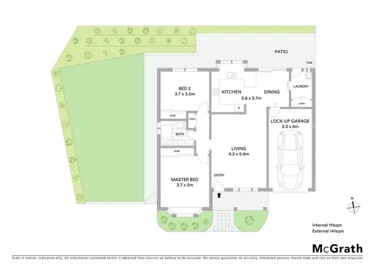 Floorplan of Homely villa listing, 1/4 Mynah Close, Kincumber NSW 2251