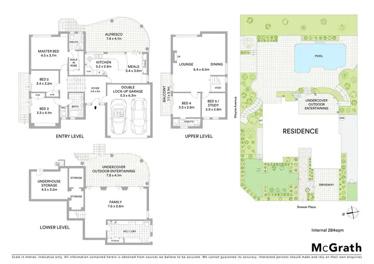 Floorplan of Homely house listing, 3 Brewer Place, Lugarno NSW 2210
