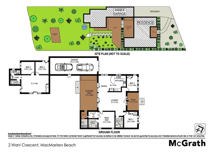 Floorplan of Homely house listing, 2 Warri Crescent, Macmasters Beach NSW 2251