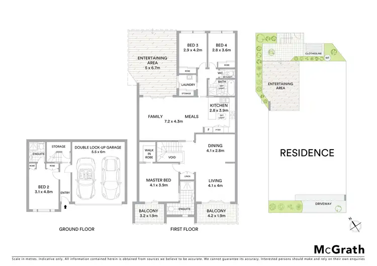 Floorplan of Homely townhouse listing, 9/1 Templestowe Avenue, Conder ACT 2906