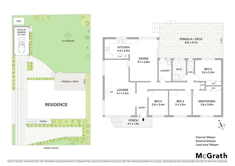 Floorplan of Homely house listing, 30 Clubbe Crescent, Macgregor ACT 2615