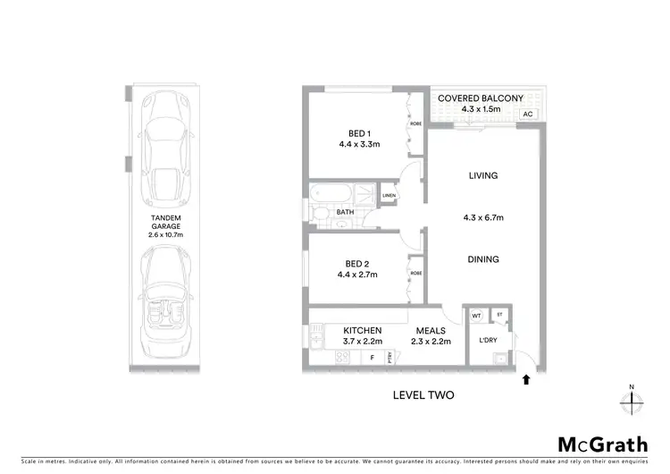 Floorplan of Homely apartment listing, 26/44 Landers Road, Lane Cove NSW 2066