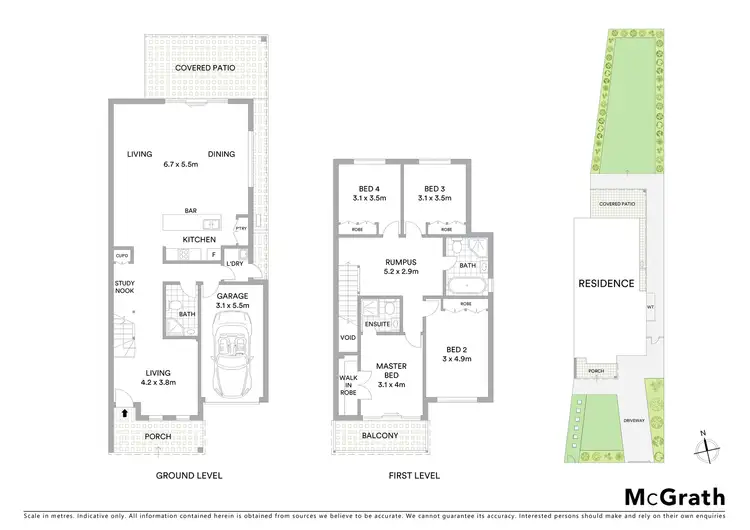 Floorplan of Homely house listing, 53B Cooney Street, North Ryde NSW 2113