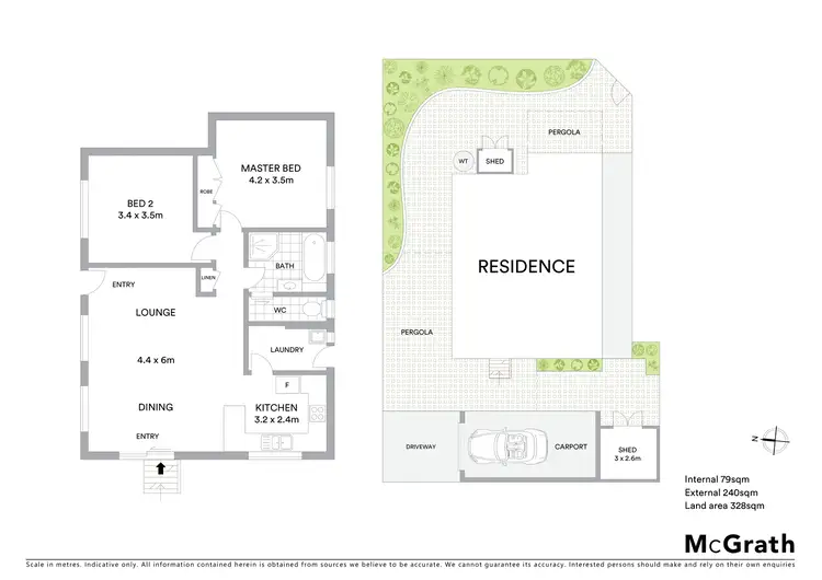 Floorplan of Homely townhouse listing, 6/2 Myola Street, Crestwood NSW 2620