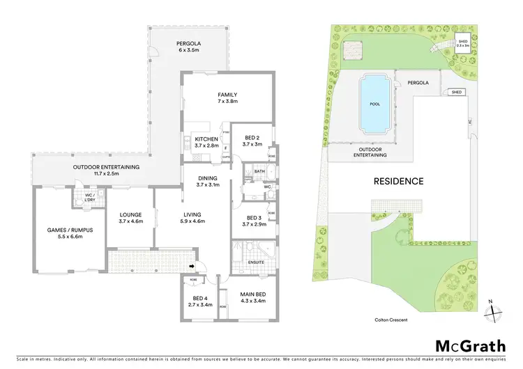 Floorplan of Homely house listing, 43 Colton Crescent, Lakelands NSW 2282