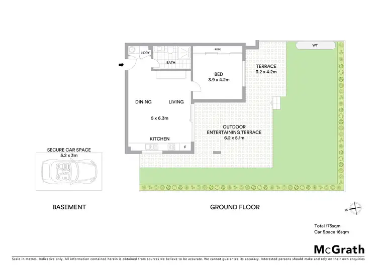 Floorplan of Homely apartment listing, 5/10 Duke Street, Kensington NSW 2033