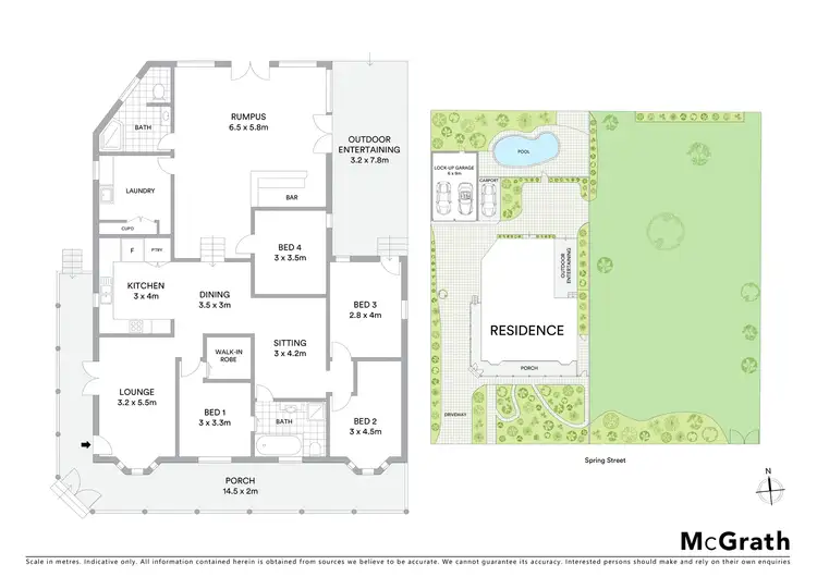 Floorplan of Homely house listing, 189 Spring Street, Middle Ridge QLD 4350