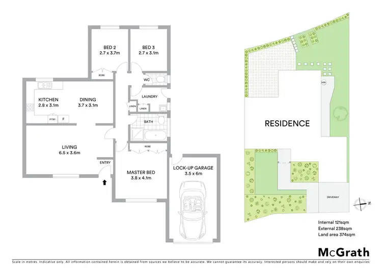 Floorplan of Homely townhouse listing, 25/93 Chewings Street, Scullin ACT 2614