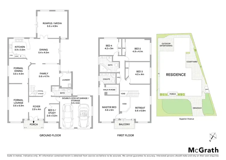 Floorplan of Homely house listing, 3 Superior Avenue, Seven Hills NSW 2147
