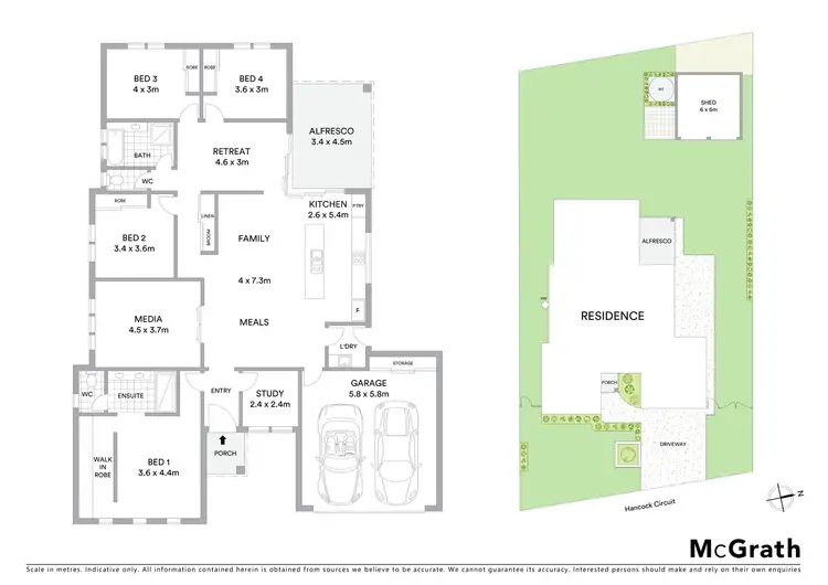 Floorplan of Homely house listing, 4 Hancock Circuit, Kleinton QLD 4352