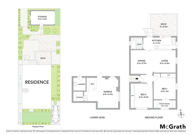Floorplan of Homely house listing, 6 Highgate Street, Bexley NSW 2207