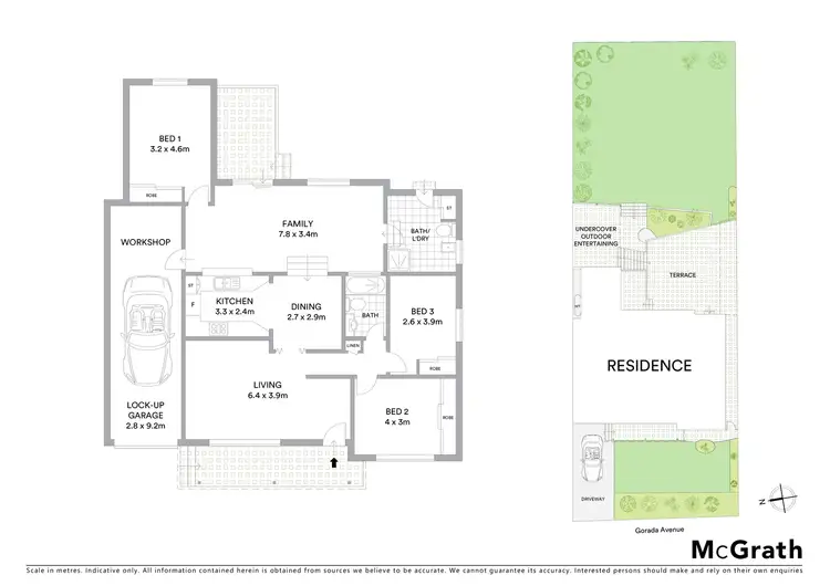Floorplan of Homely house listing, 32 Gorada Avenue, Kirrawee NSW 2232