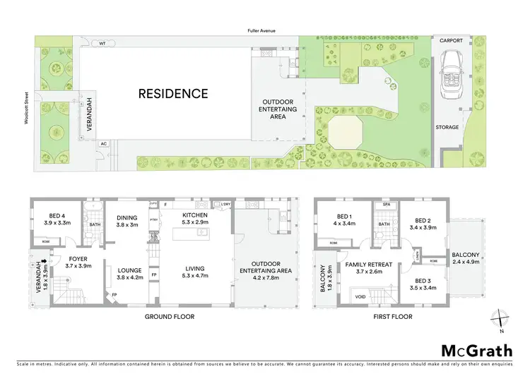 Floorplan of Homely house listing, 53 Woolcott Street, Earlwood NSW 2206