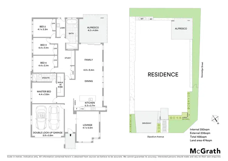 Floorplan of Homely house listing, 2 Dipodium Avenue, Denham Court NSW 2565