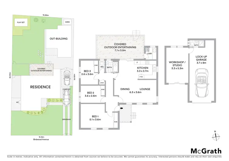 Floorplan of Homely house listing, 18 Birdwood Avenue, Wattle Grove NSW 2173